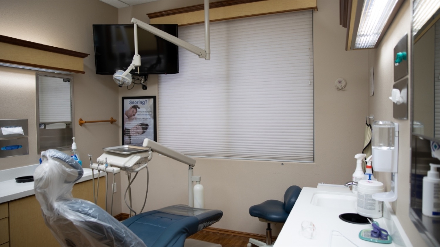 Spa-like dental amenities